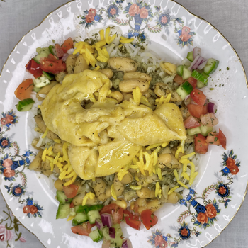 White Beans and Dill stew (Baghala Ghatogh)