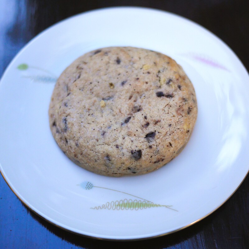 Walnuts and chocolate cookie
